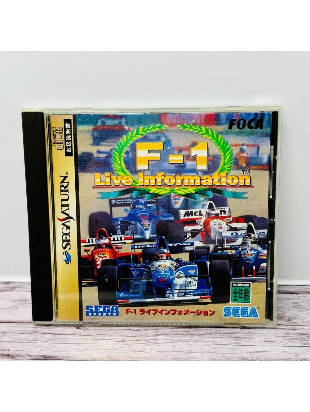 F-1 Live Information Sega Saturn Game Japan Import US Seller